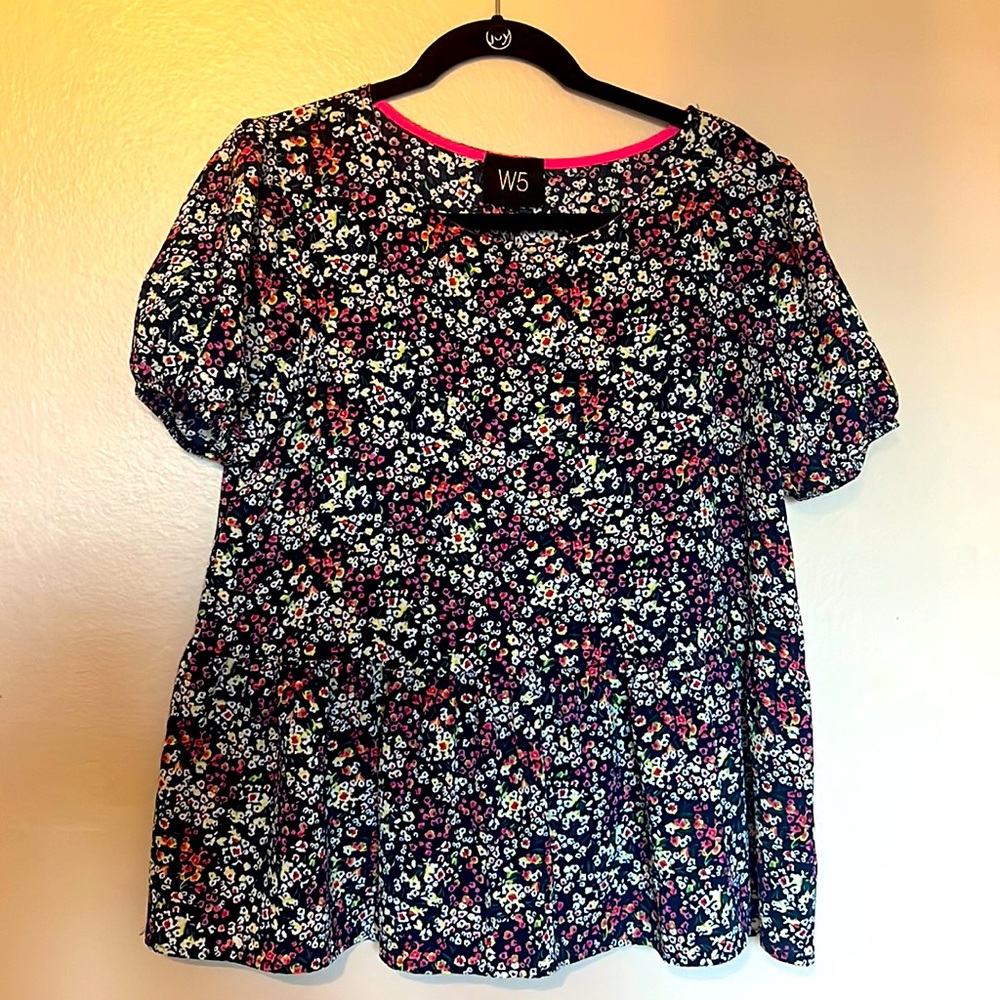 W5 peplum top